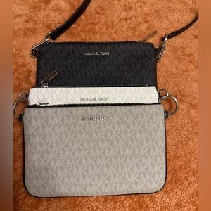 Michael Kors Crossbody Triple Pouch Medium MK Purse. NEVER USED